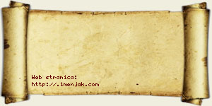 Isak Gajić vizit kartica